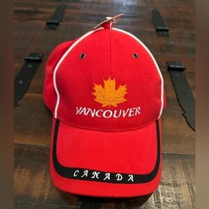 Red Vancouver Canada Baseball Cap